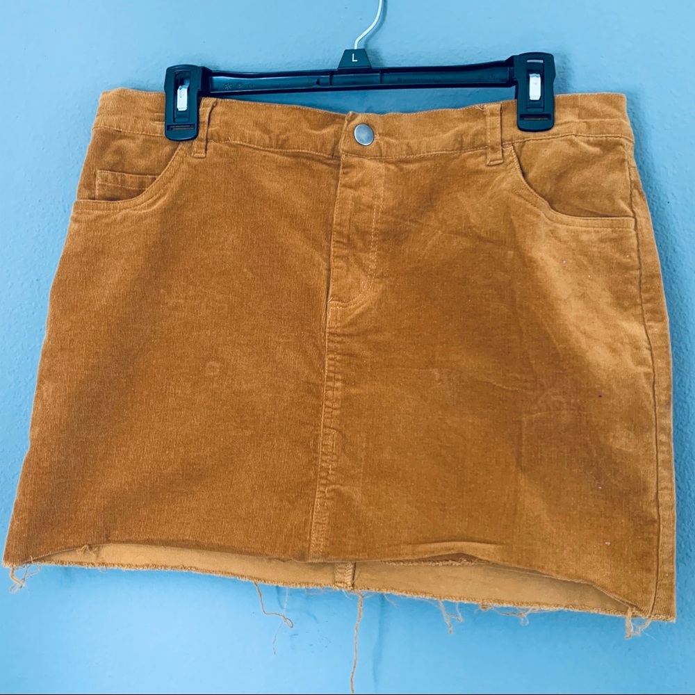 Rue21 Orange Mini Skirt
